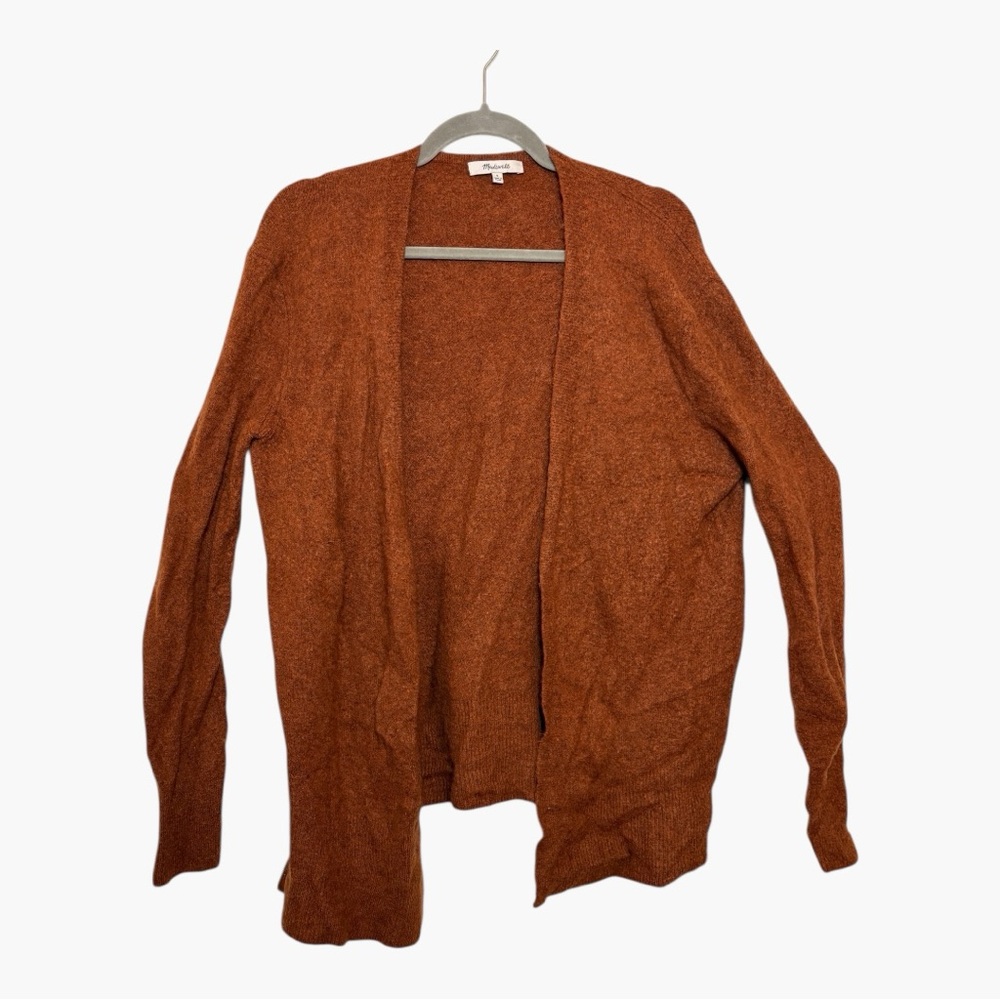 Madewell Brown Merino Wool Alpaca Blend Long Cardigan Size Small